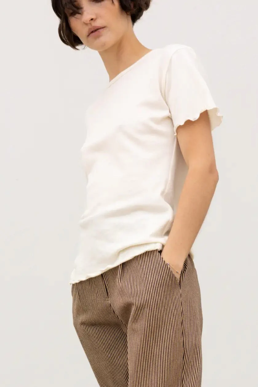 Organic Cotton Light Tee | Cream - Barbeachs