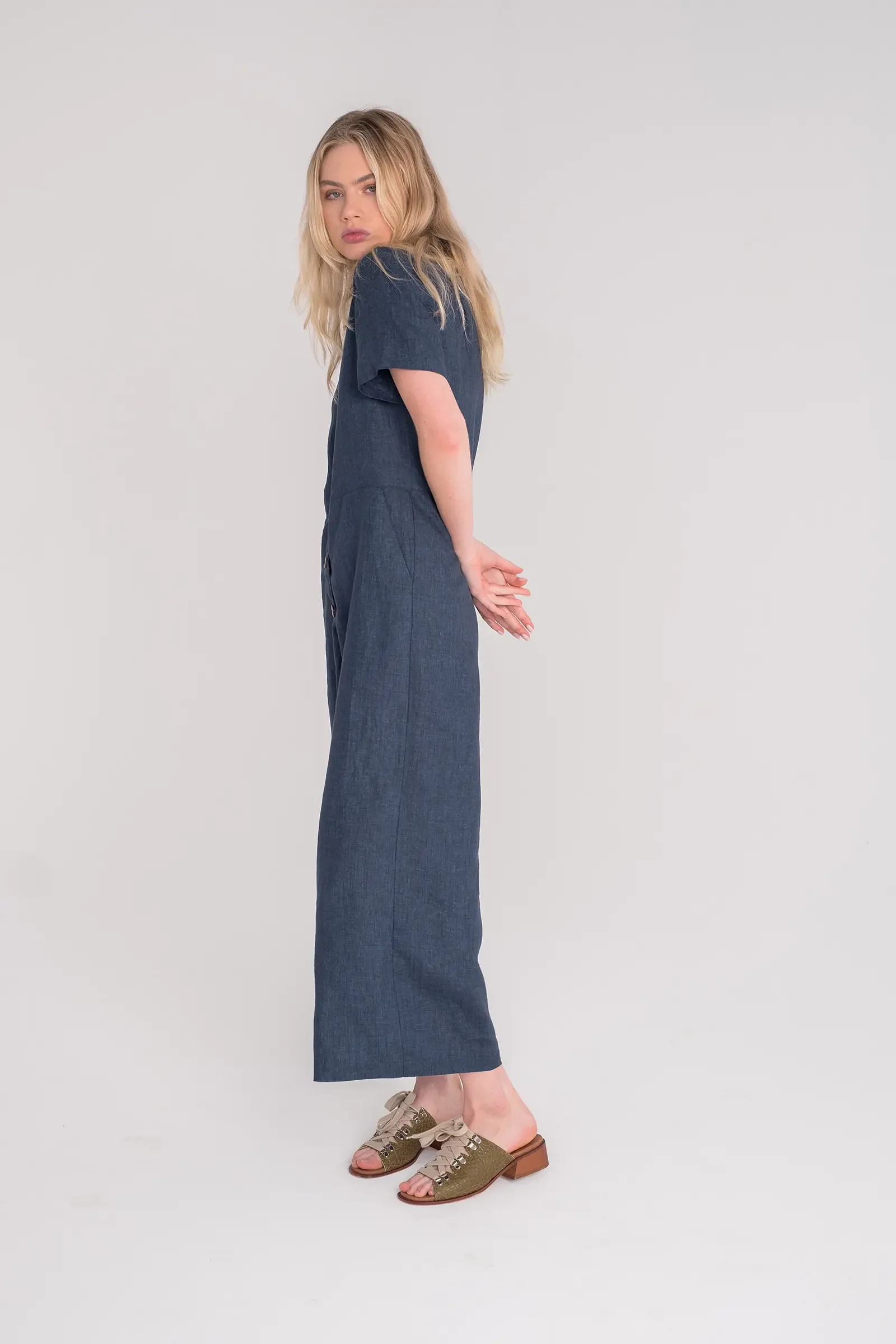 Short Sleeve Jumpsuit - Barbeachs
