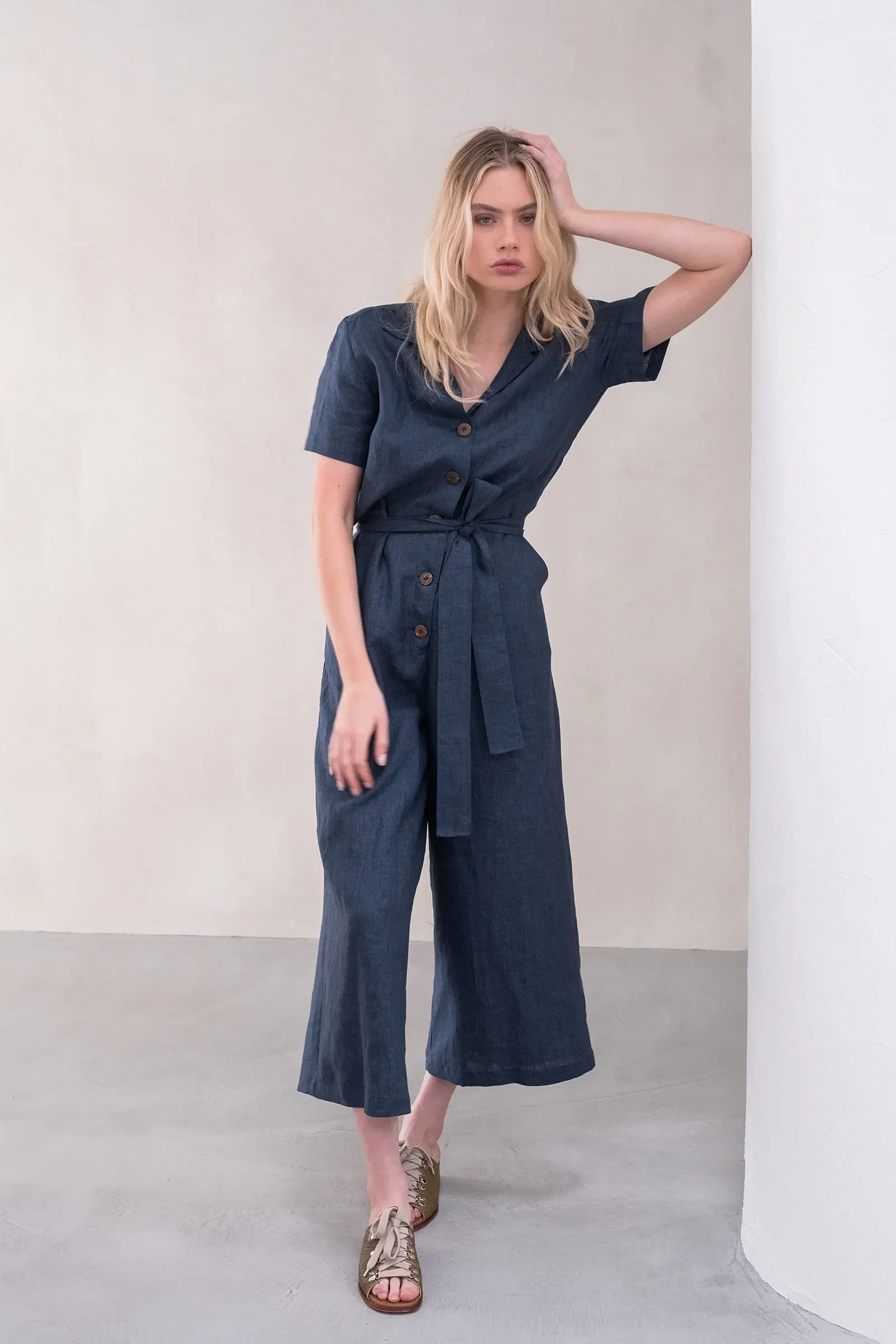 Short Sleeve Jumpsuit - Barbeachs