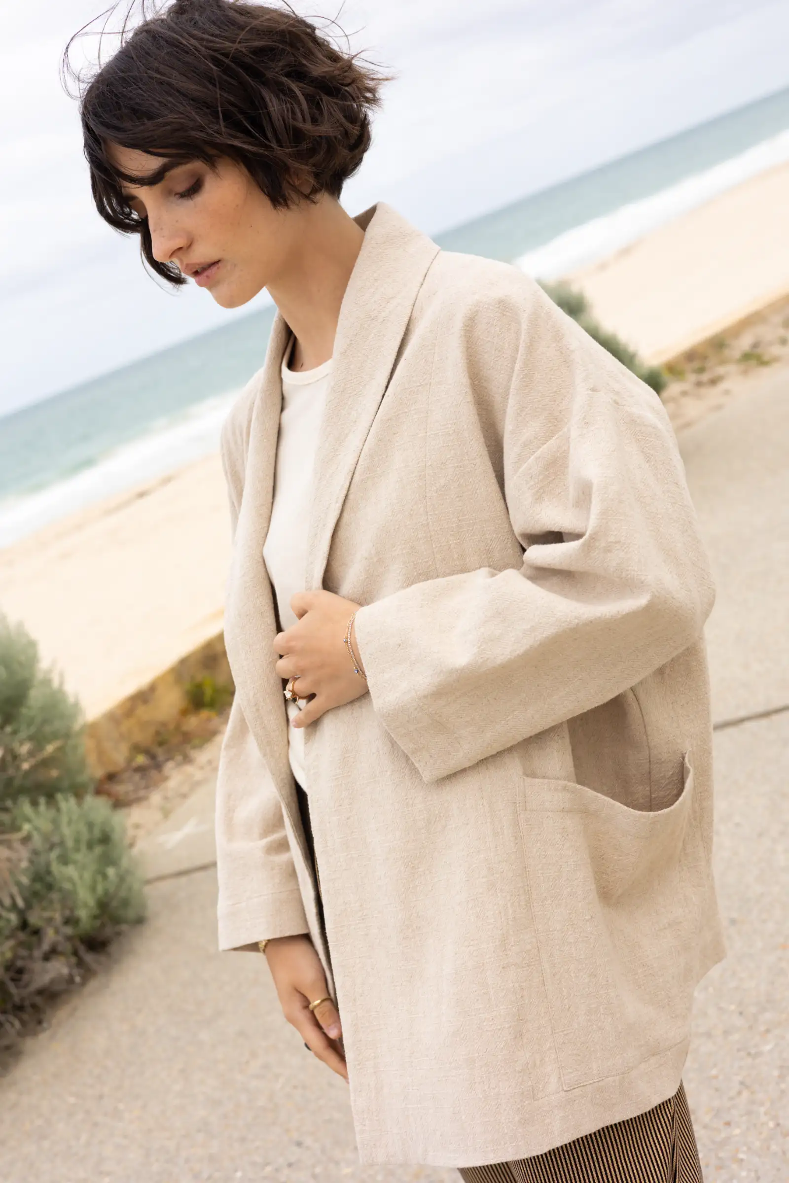Raised Jacket | Oatmeal - Barbeachs