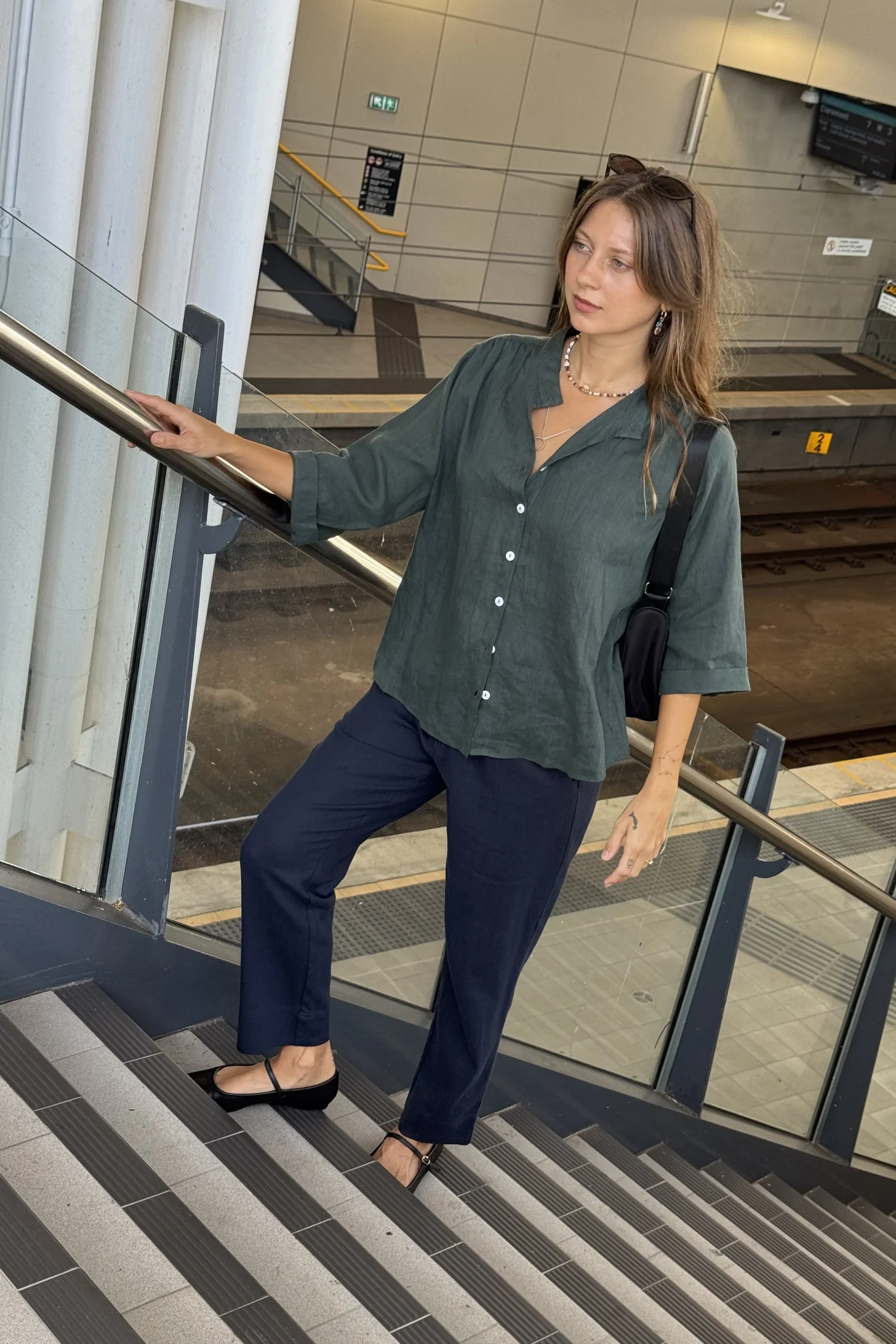 Very Useful Blouse | Pine Green - Barbeachs