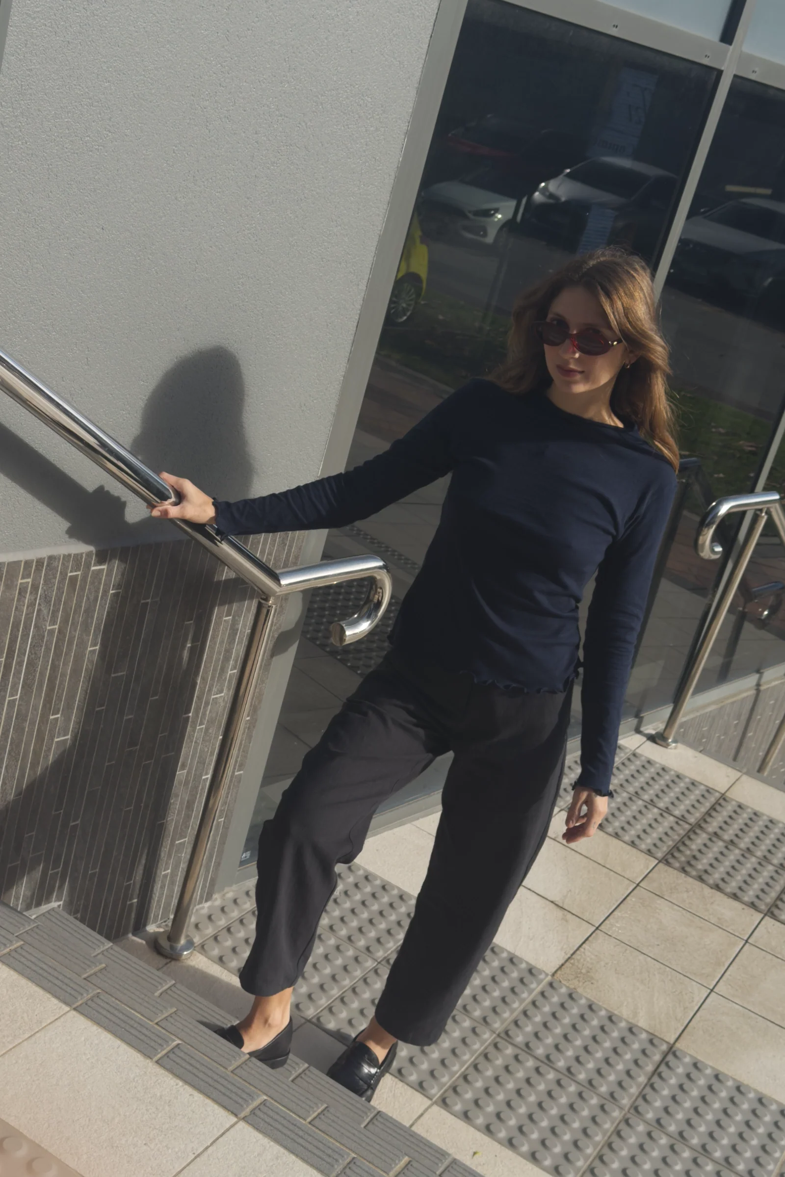 Linen Barrel Leg Pant | Black - Barbeachs