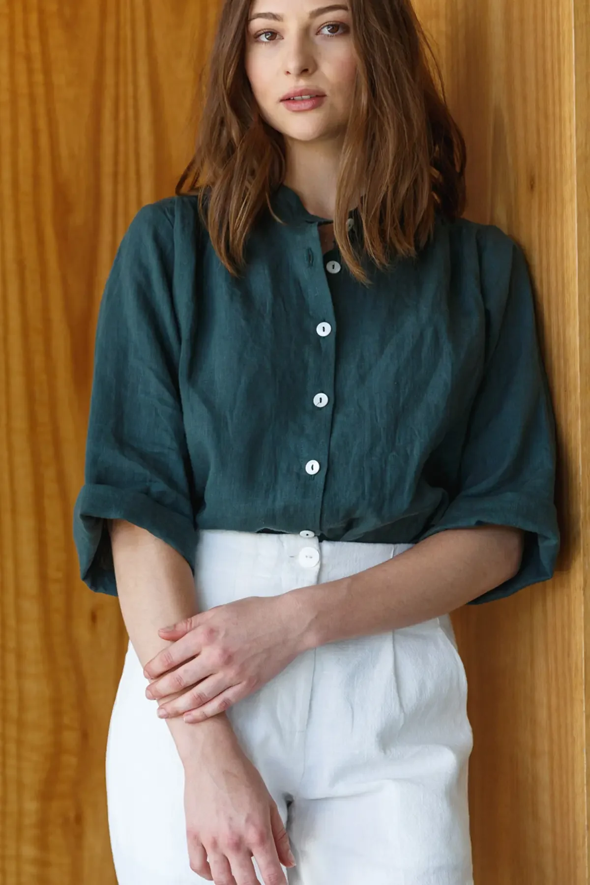 Very Useful Blouse | Pine Green - Barbeachs