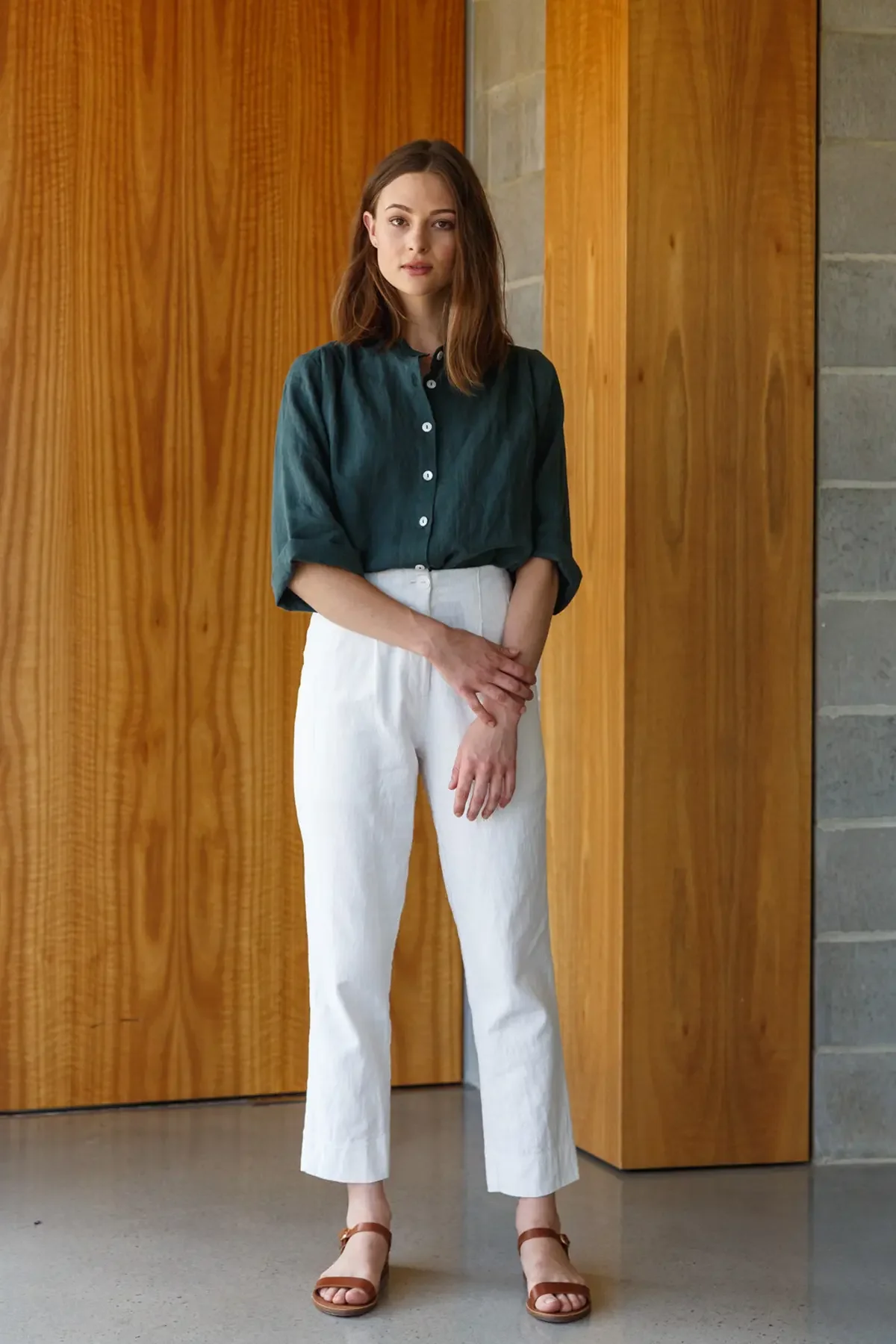 Very Useful Blouse | Pine Green - Barbeachs
