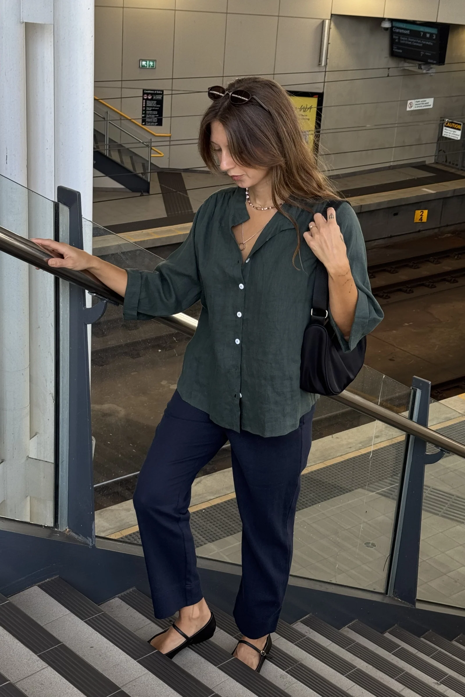 Very Useful Blouse | Pine Green - Barbeachs