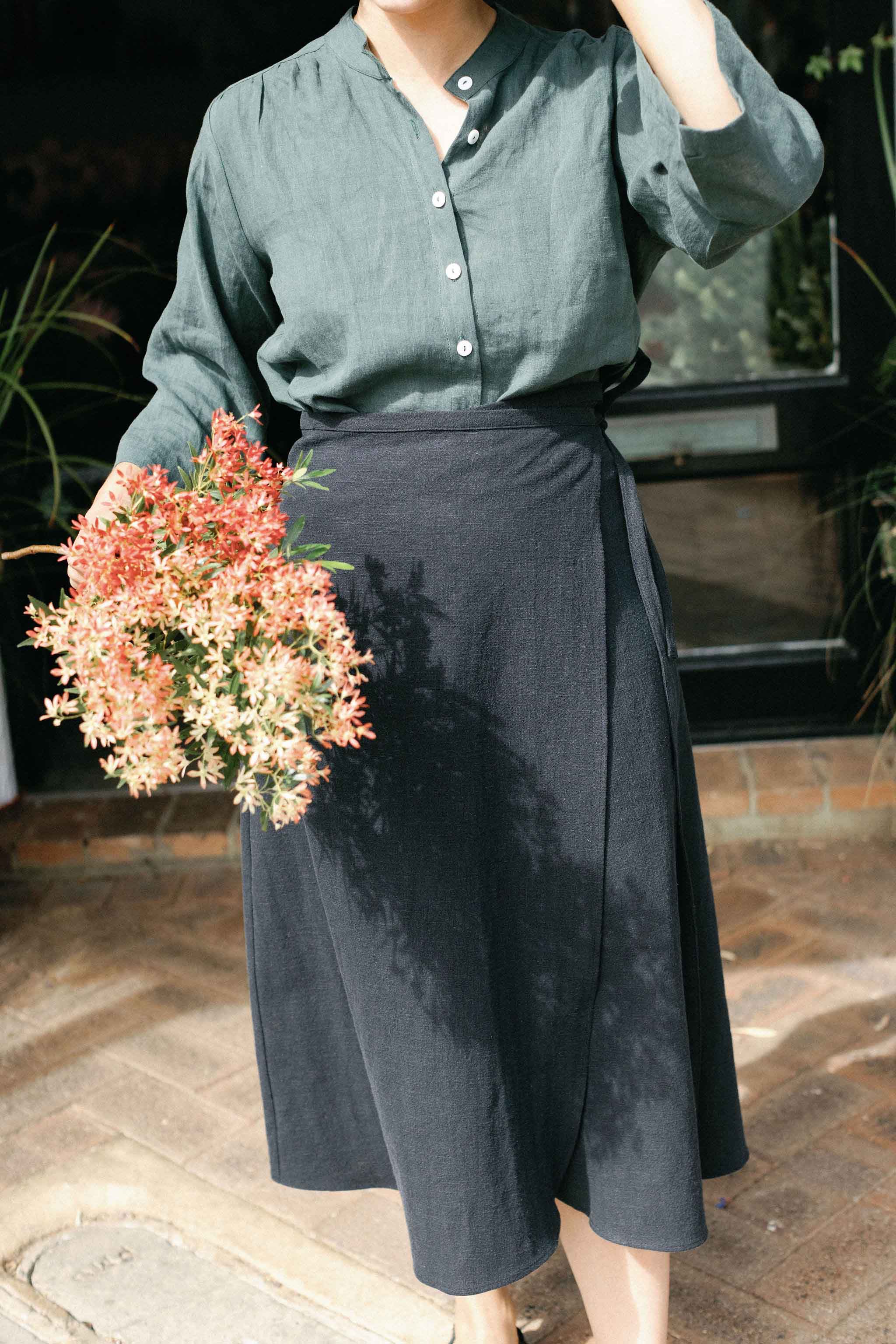 Very Useful Blouse | Pine Green - Barbeachs